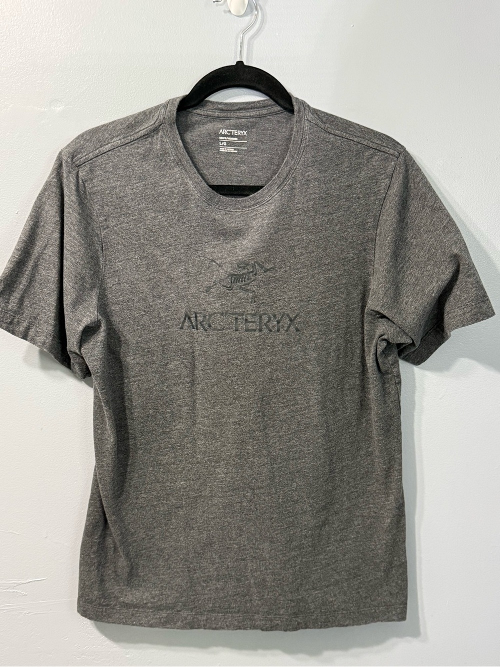 Arc'teryx Gray Short Sleeve Logo Tee